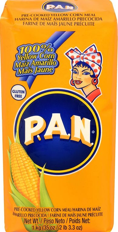 PAN Yellow Mais Flour (Orange)10x1kg 