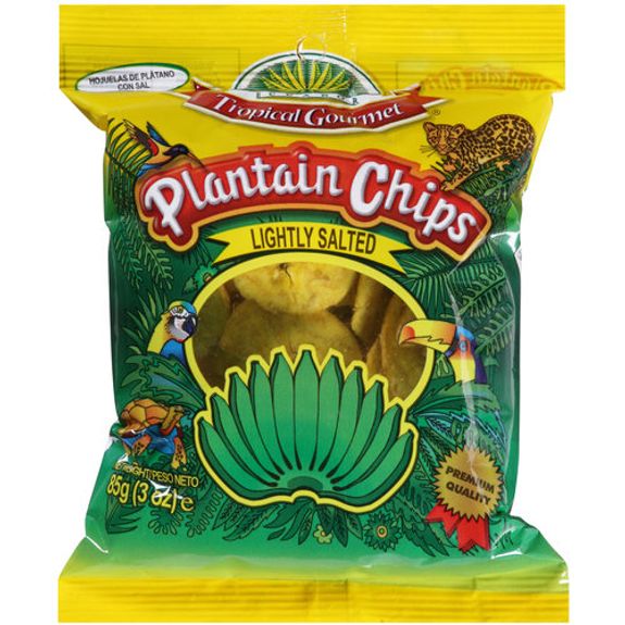 Tropical Gourmet Lightly Salted Plantain Chips 20x85g