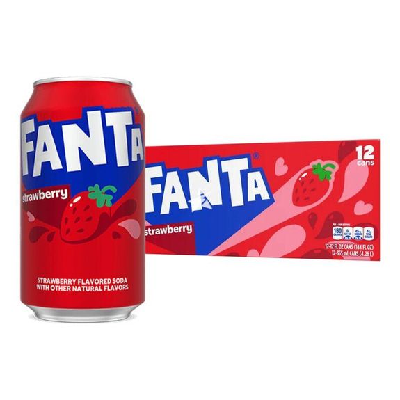 Fanta Strawberry (USA) 24x355ml