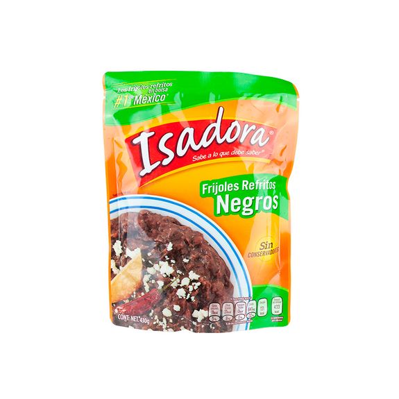 ISADORA Refried Svarte Bønner 24x430g 