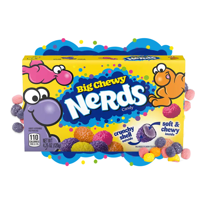 Hovedbilde Nerds Big Chewy 120gx12