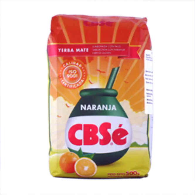 Hovedbilde CBSe Yerba Mate Appelsin 12x500g