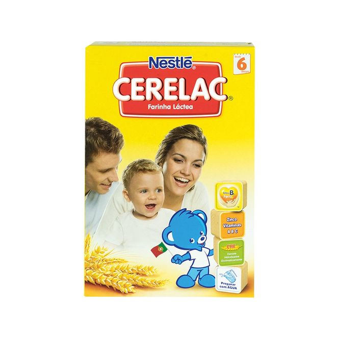 Hovedbilde CERELAC til melkegrøt Farinha Lactea 8x500g
