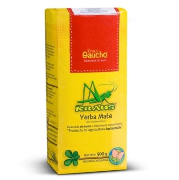 Kraus Gaucho Yerba Mate u/stilk 10x500g