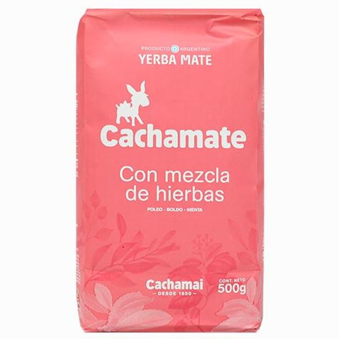 Hovedbilde Cachamate Yerba Mix Herbs (Rosa) 10x500g 