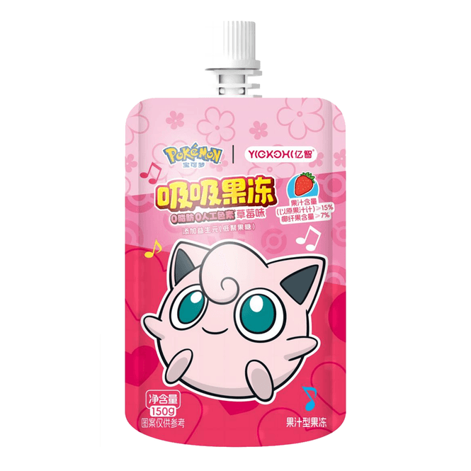 Hovedbilde Pokemon Suck Jelly Strawberry Flavor 40x150g