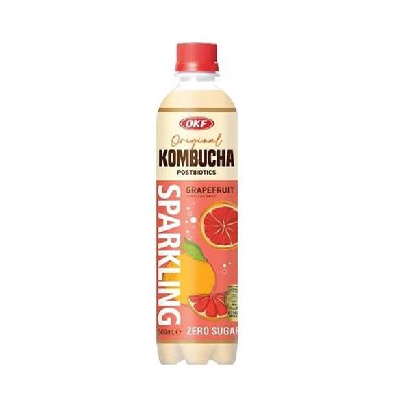 OKF Kombucha Grapefruit Sparkling Drink 20x500ml 