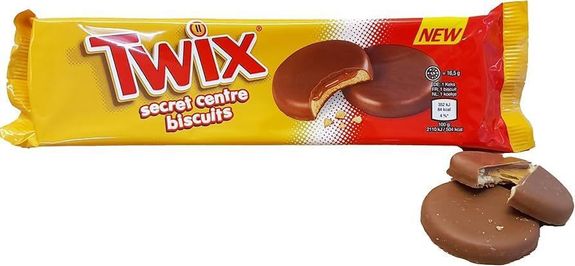 Twix Secret Centre Biscuits 12x132g