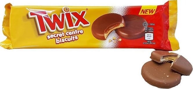 Hovedbilde Twix Secret Centre Biscuits 12x132g