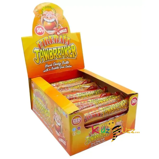Hovedbilde Zed Candy Jawbreaker Fireball 24x50g