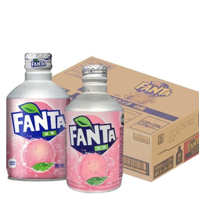 Hovedbilde Fanta White Peach Bottle Japan 24x300ml