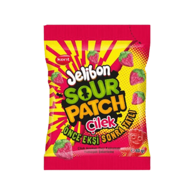Hovedbilde Sour Patch Kids Strawberry 24x80g 		