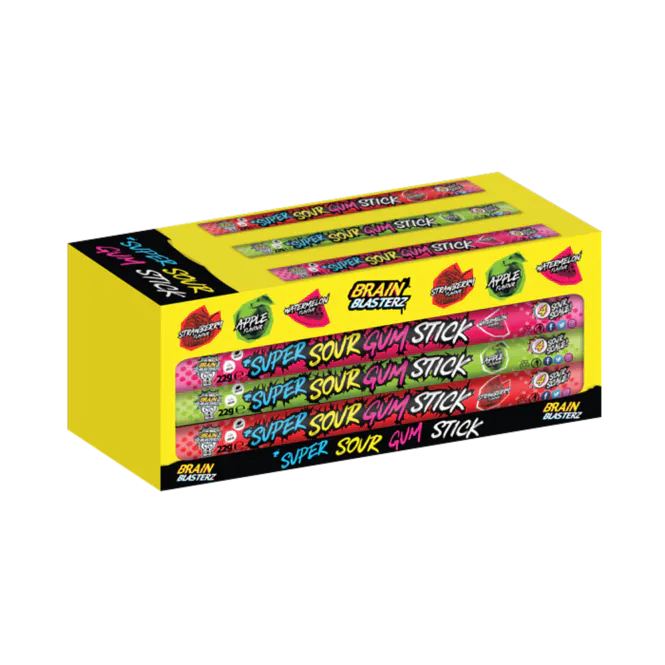 Hovedbilde Brain Blasterz Sour Gum Cord 12x22g