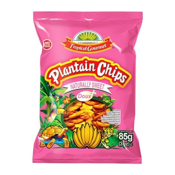 Hovedbilde Tropical Gourmet Extra Sweet Plantain Chips 20x85g