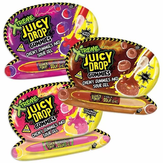 Hovedbilde Bazooka Juicy Drop Gummies Sour Gel 12x57g