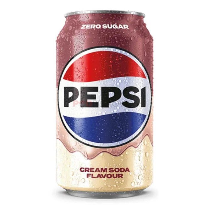 Hovedbilde Pepsi Zero Cream Soda  (UK) 24x330ml