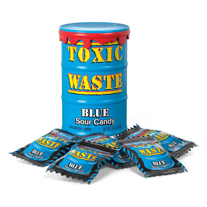 Hovedbilde Toxic Waste Blue 12stk