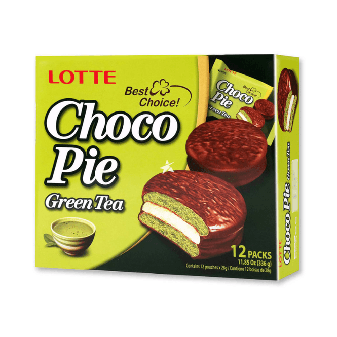 Hovedbilde Lotte Choco Pie Green Tea 8x336g