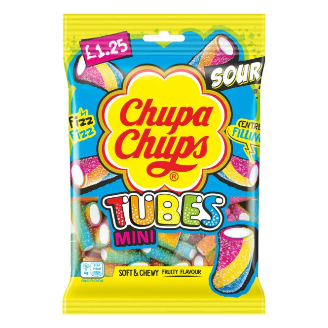 Hovedbilde Chupa Chups Mini Sure Tubes 12x120g