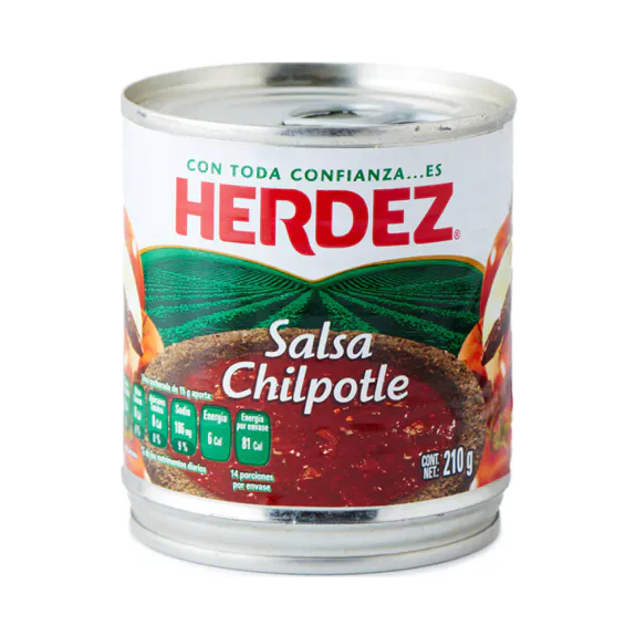 HERDEZ SALSA CHIPOTLE 24 x 210g