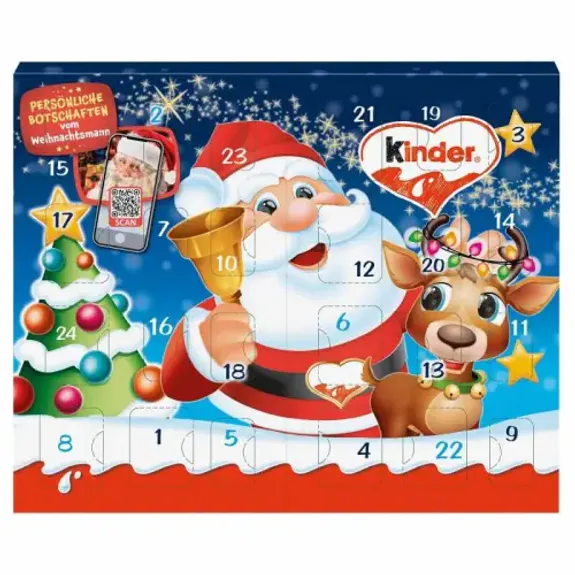 Kinder Mini Julekalender 18x113g