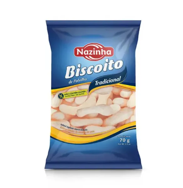 Hovedbilde Biscoito de polvilho Tradicional Nazinha 22x70g