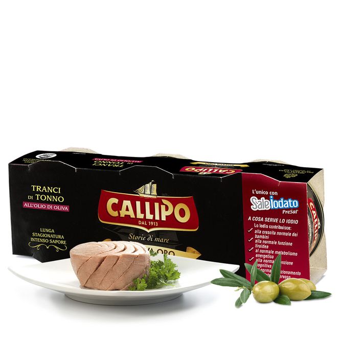 Hovedbilde Callipo Riserva Oro - Tunfisk Olivenolje 32x(3x70g)