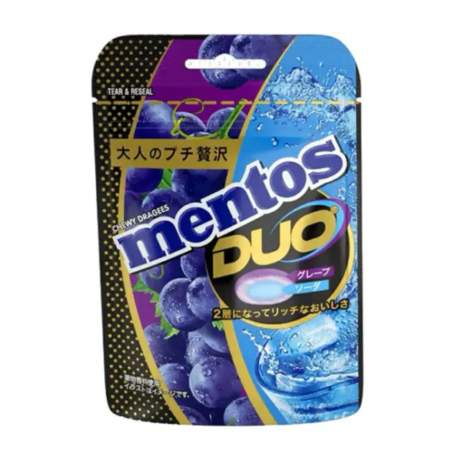 Hovedbilde Mentos Duo Grape & Soda 10x45g