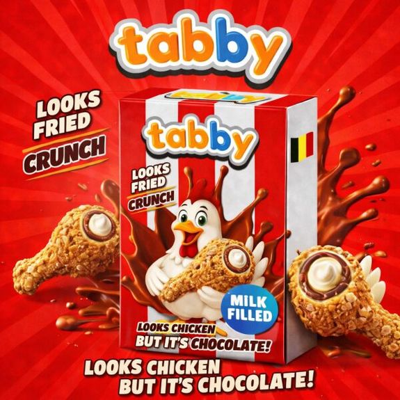Tabby Chicken Chocolate 24x50g